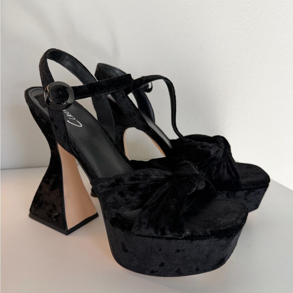 Velvet Platform Sandal - Circus by Sam Edelman Audrea Heeled Sandal